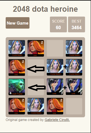 2048 DOTA Heroine