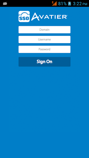 Avatier Single Sign-On SSO