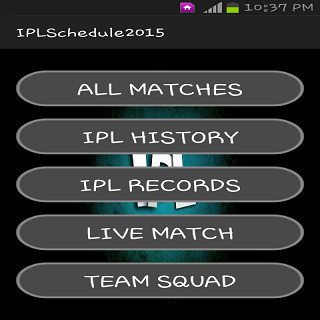 IPL Full Schedule 2015