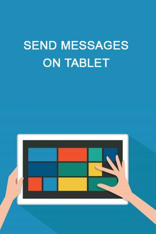 Send Messages On Tablet