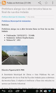 Prefeitura Indaiatuba Notícias Screenshots 2