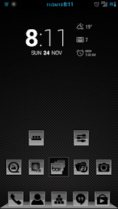 Screenshot The Greys Apex/Nova/ADW Theme v1.0.1