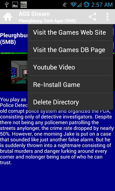 AGS Stream (Adventure Games) Screen 2