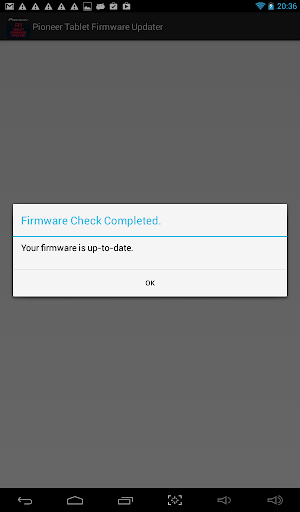 Pioneer Tablet Firmware Update