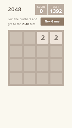 2048 puzzle game Word poster 3