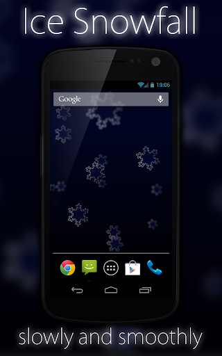 Ice Snowfall Live Wallpaper