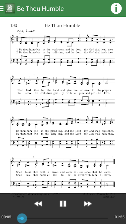 LDS Hymns HD+ Android Apps on Google Play