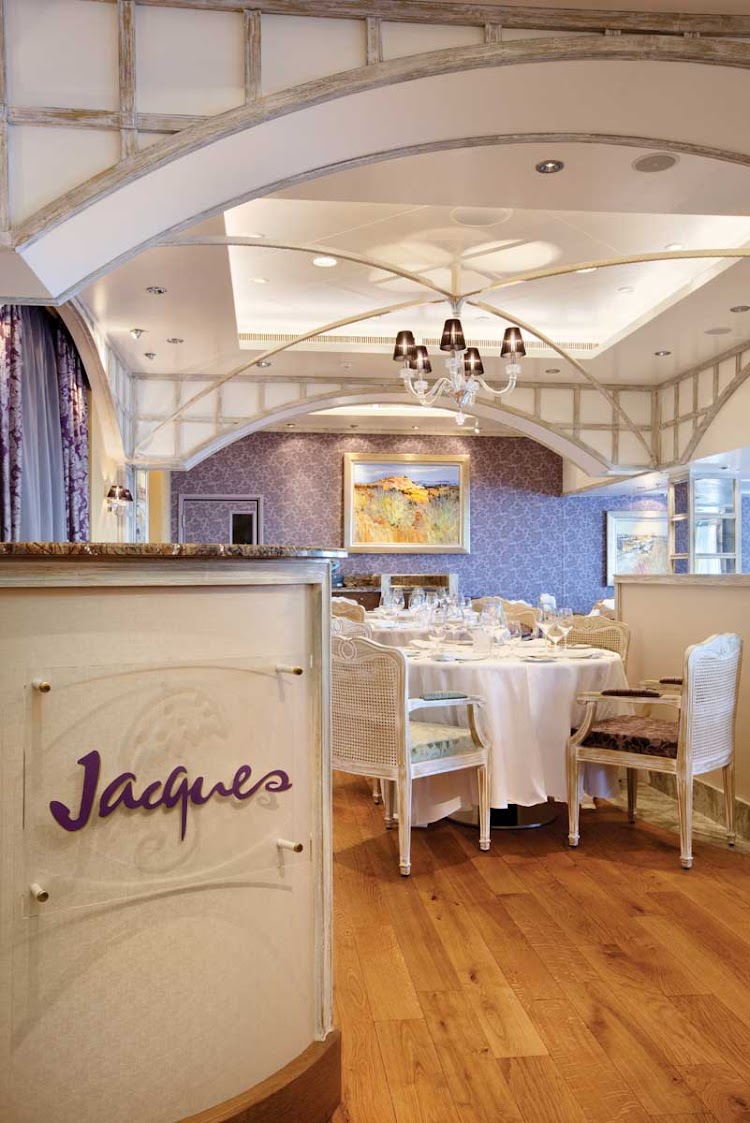 Oceania Riviera's Jacques is the ideal dining setting with exceptional service and memorable food.