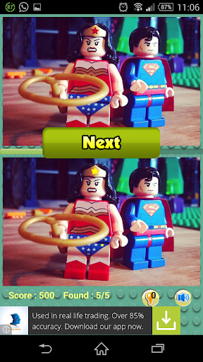 Lego Toy Find Differences