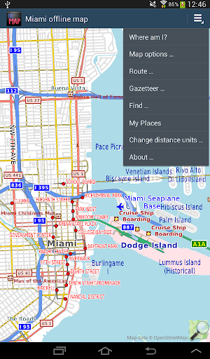 Miami offline map