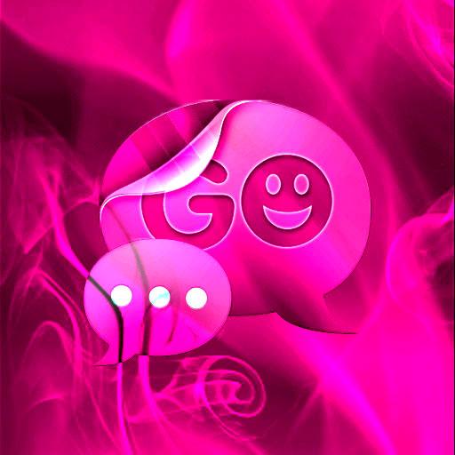 GO SMS Theme Pink Fire Buy 個人化 App LOGO-APP開箱王