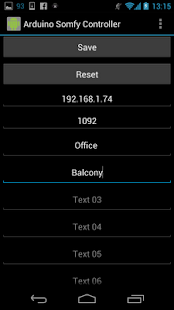Arduino Somfy Controller Lite Screenshots 1