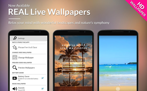 Paradise Beach Live Wallpaper