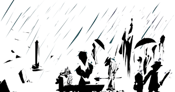 In the rain