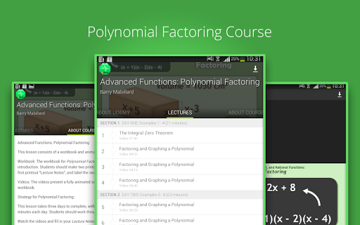 免費下載教育APP|Polynomial Factoring Course app開箱文|APP開箱王