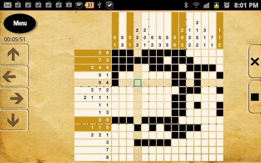 Nonograms Screen 3