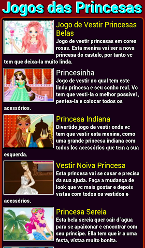 Jogos das princesas