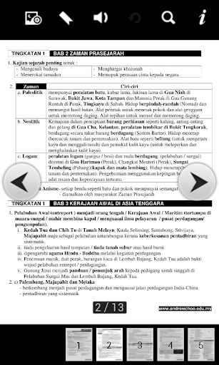 【免費書籍App】Nota Padat Sejarah Tingkatan 1-APP點子