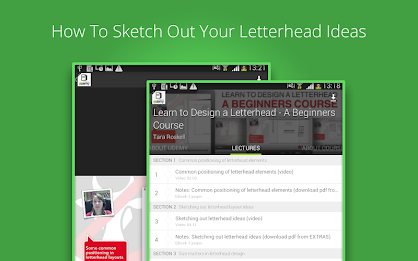 Learn letterhead Design poster 9