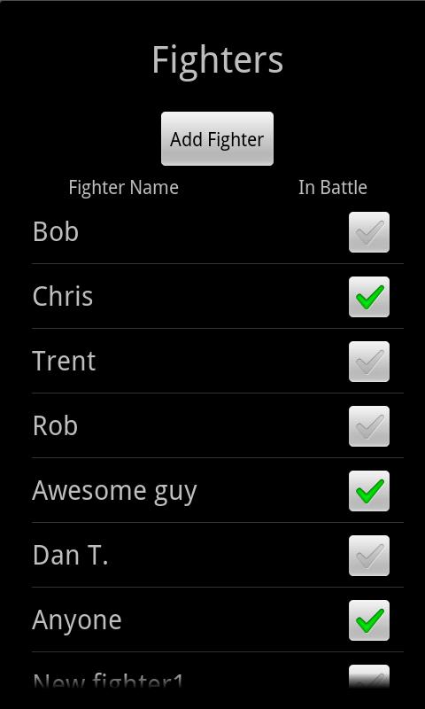 Android application Fight Simulator screenshort