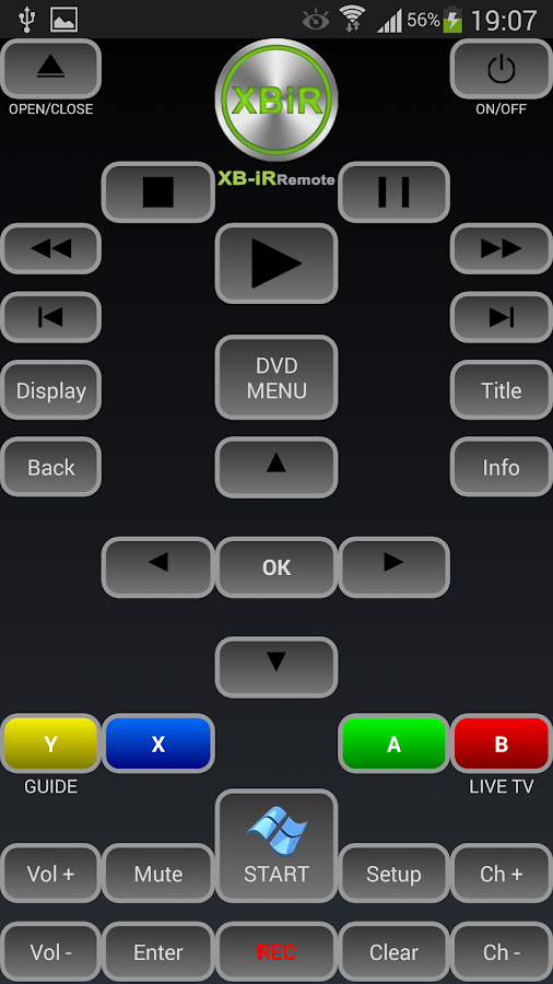 iR XBOX 360 Remote Android Apps on Google Play