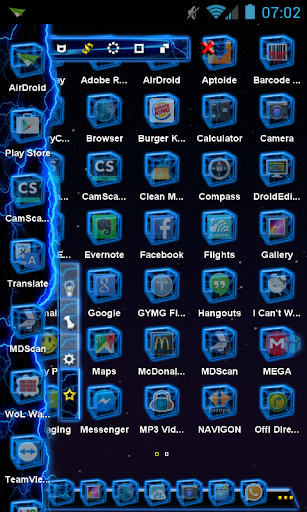 TSF Shell Theme Blue Th HD