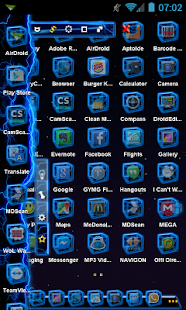 Free Download TSF Shell Theme Blue Th HD APK