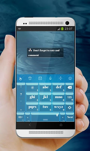 免費下載個人化APP|簡單的藍色 TouchPal Theme app開箱文|APP開箱王