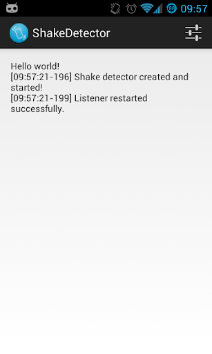 ShakeDetector Sample App
