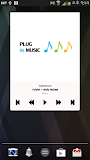 Plug in music Theme - B & W