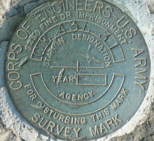 Army Corps of Engineers Benchmark CEA 3 L 31