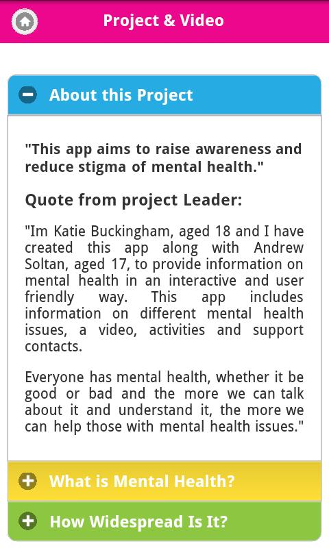   Mental Health 'WATS' – скрыншот 