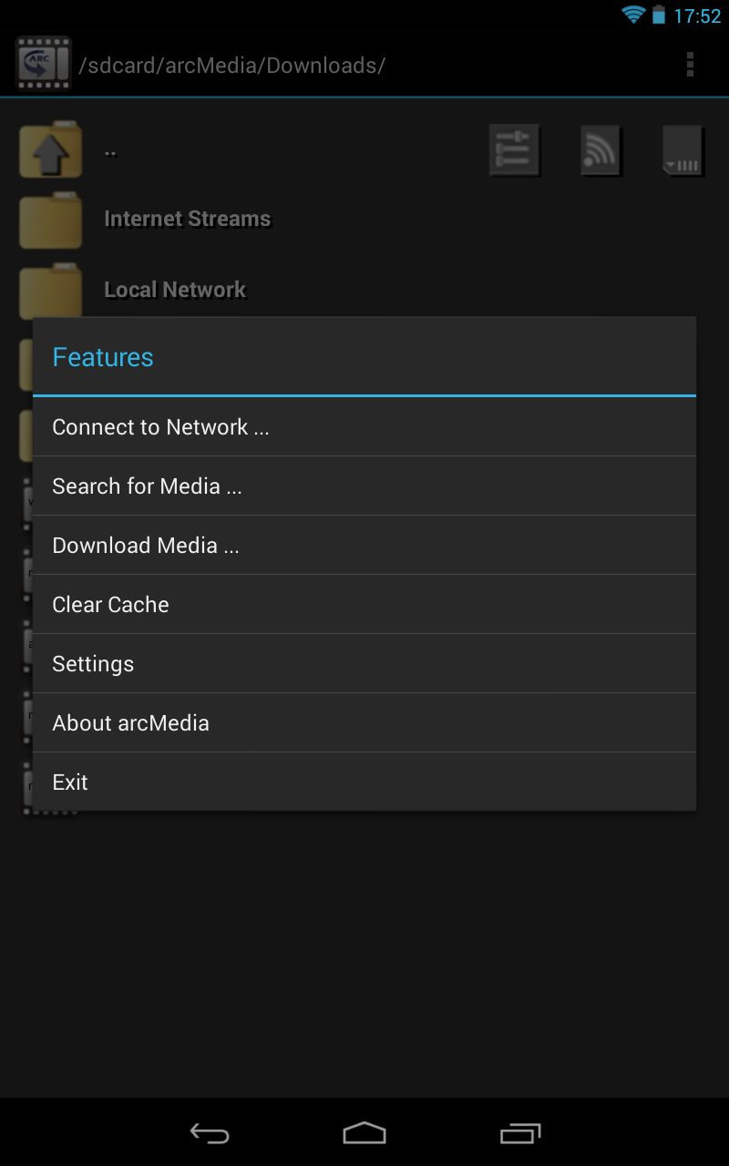 arcMedia Pro (neon) Screen 3