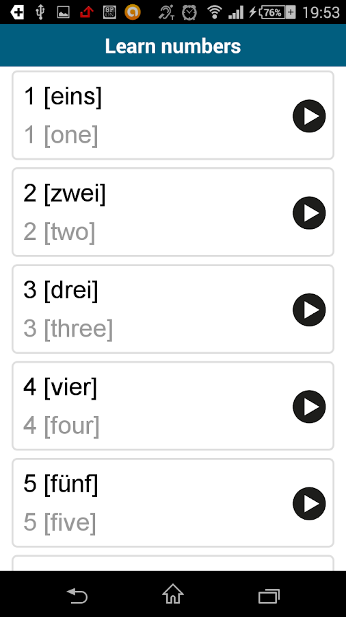 Learn German - 50 languages - Android Apps on Google Play