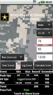 APFT Calculator w/ Score Log(圖4)-速報App