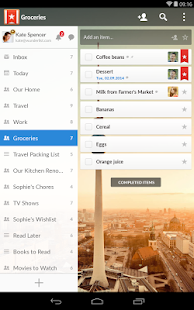 Wunderlist: To-Do List & Tasks - screenshot thumbnail