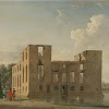 Rear View of Berckenrode Castle in Heemstede after the Fire