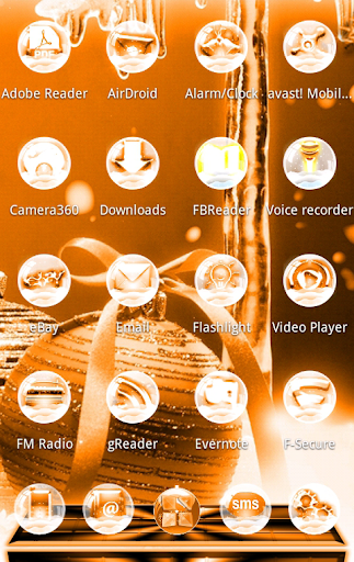 NEXT LAUNCHER OrangeNY THEME