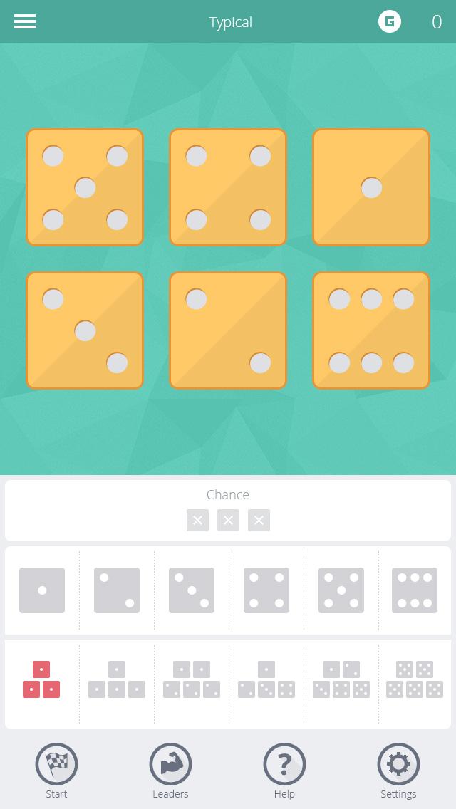 DiceGon Screen 2
