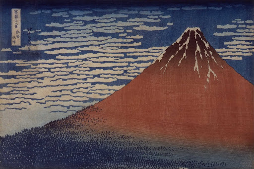 Thirty-six Views of Mt. Fuji: Fine Wind, Clear Morning