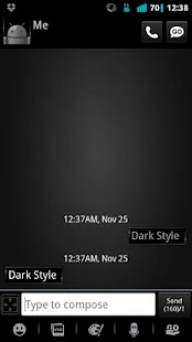 How to install GO SMS Dark Style Theme 1.3 mod apk for bluestacks