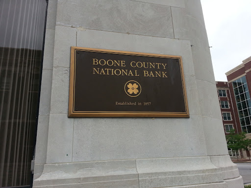 Boone County National Bank Plaque