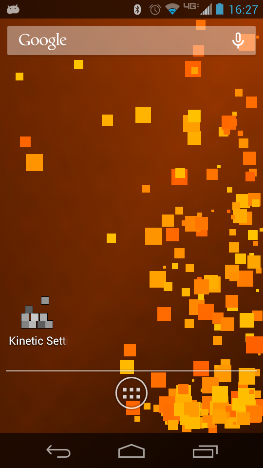 Kinetic Live Wallpaper Screen 3