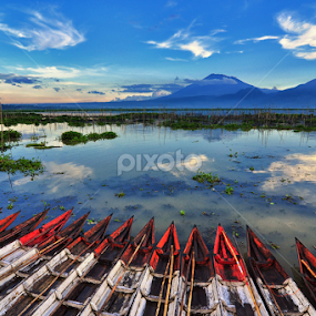 Boat by Buyung Sukananda - Landscapes Waterscapes