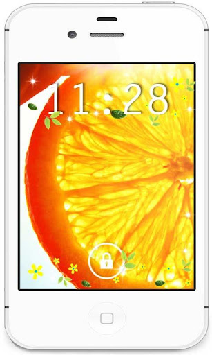 Orange Free live wallpaper