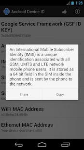 Android Device ID - screenshot thumbnail