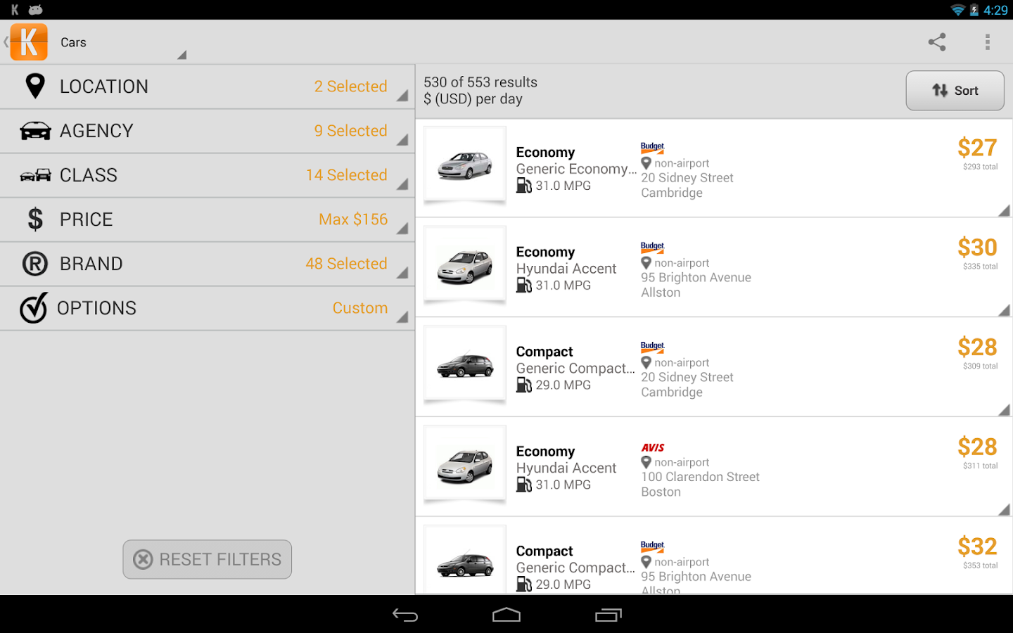 KAYAK Flights, Hotels & Cars screenshot