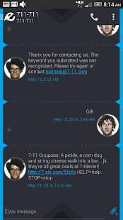 Free EvolveSMS Theme - Verge Blue APK