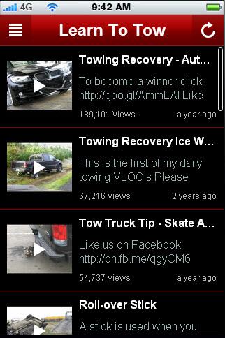 Android application Learn To Tow screenshort