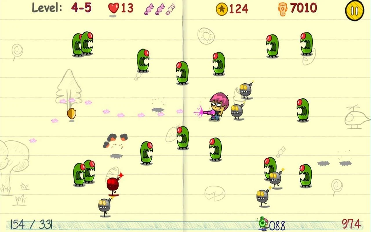 Doodle Adventure Shooting - screenshot